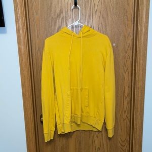 Forever 21 Yellow Hooded Sweatshirt